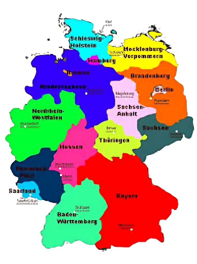 Bundesländer Karte